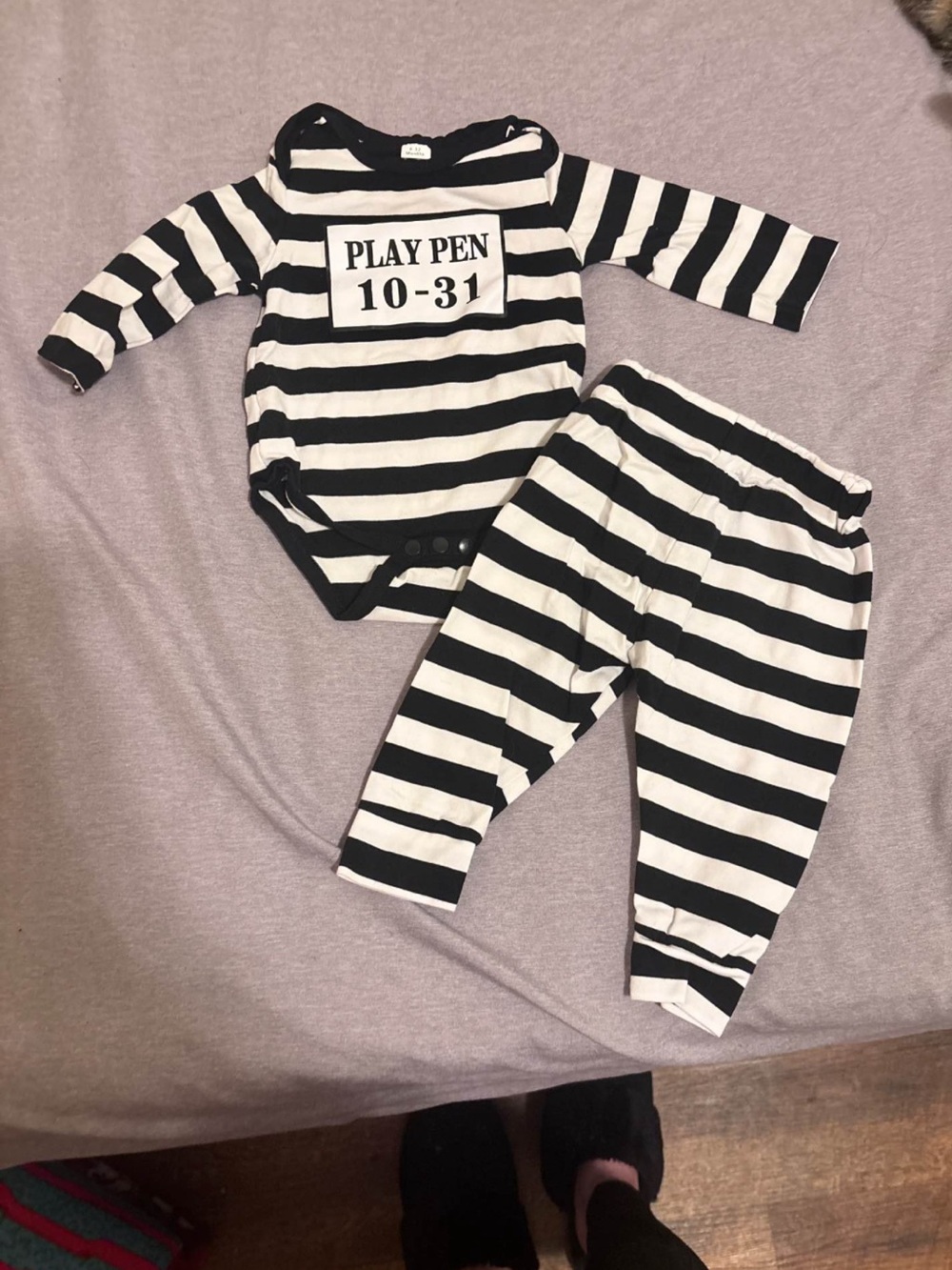 Baby Halloween Costume- Prisoner